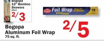 Food Bazaar Bogopa Aluminum Foil Wrap offer