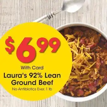 Kroger 92% lean ground beef offer