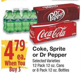 Amigos United Coke, sprite or dr pepper offer