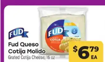 Los Altos Ranch Market Fud queso cotija molido offer