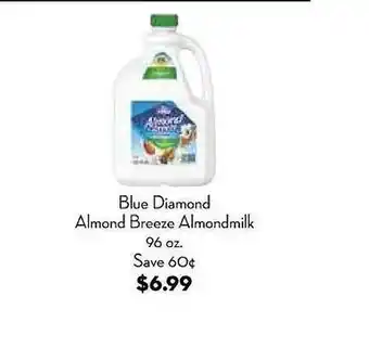Blue diamond almond breeze almondmilk