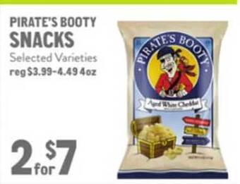 New Seasons Market Pirate's booty snacks offer