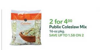 Publix Publix coleslaw mix offer
