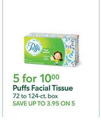 Publix Puffs facial tissue offer
