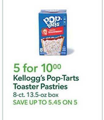 Publix Kellogg's pop-tarts toaster pastries offer