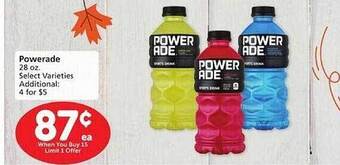 Vons Powerade offer
