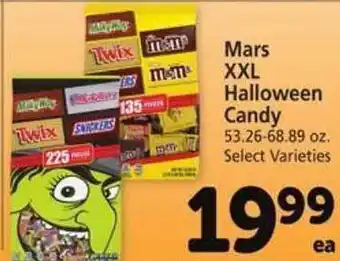 Vons Mars xxl halloween candy select varieties offer