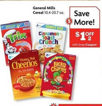 Family Dollar General mills cereal offer