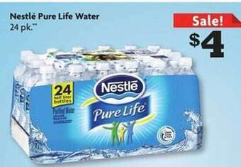 Family Dollar Nestle pure life water offer