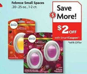 Family Dollar Febreze small spaces offer