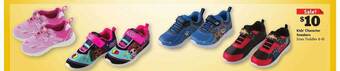 Family Dollar Kids' character sneakers offer