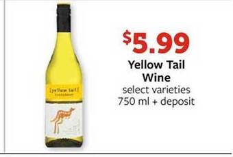 Fareway Yellow tail wine offer