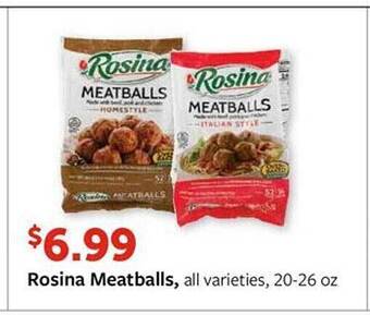 Fareway Rosina meatballs offer
