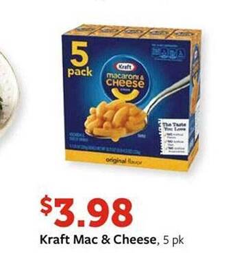 Fareway Kraft mac & cheese offer