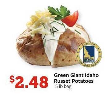 Fareway Green giant idaho russet potatoes offer