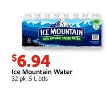 Fareway Ice mountain water offer