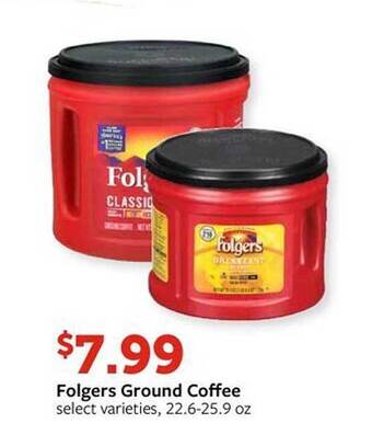 Fareway Folgers ground coffee offer