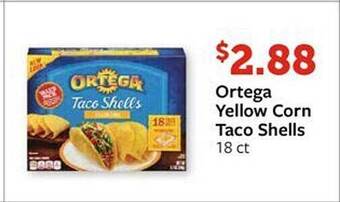 Fareway Ortega yellow corn taco shells offer