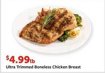 Fareway Ultra trimmed boneless chicken breast offer