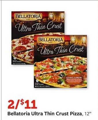 Fareway Bellatoria ultra thin crust pizza offer
