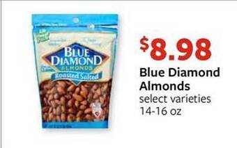 Fareway Blue diamond almonds offer