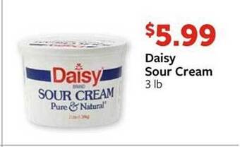 Fareway Daisy sour cream offer