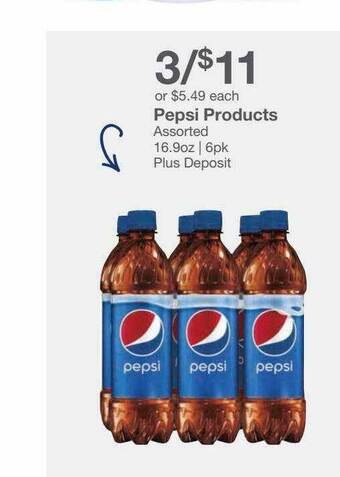 Kinney Drugs Pepsi products offer