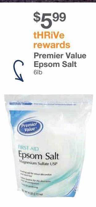 Kinney Drugs Premier value epsom salt offer