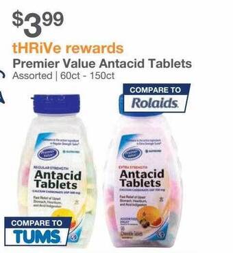 Kinney Drugs Premier value antacid tablets offer