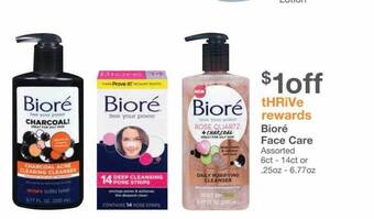 Kinney Drugs Bioré face care offer