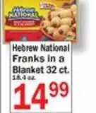 Hebrew National Franks In a Blanket 18.4 oz