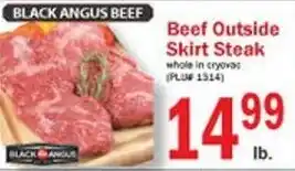 Food Bazaar Beef Outside Skirt Steak offer