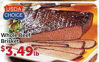 Fareway Whole beef brisket offer