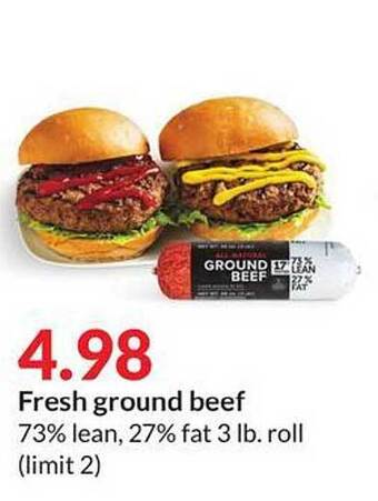 Hy-Vee Fresh ground beef offer