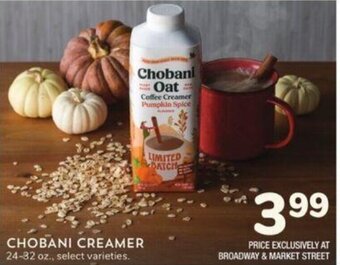 Albertsons Chobani Creamer offer