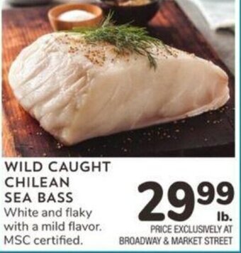 Albertsons Wild Caught Chilean Sea Bass offer