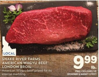 Albertsons Snake River Farms American Wagyu Beef London Broil offer