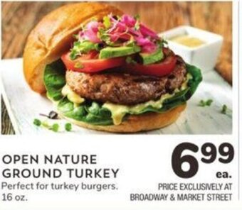 Albertsons Open Nature Ground Turkey offer