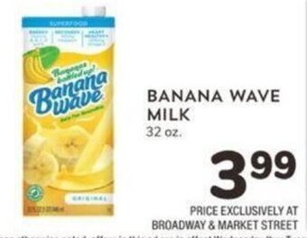 Albertsons Banana Wave Milk offer