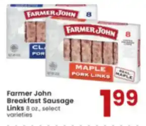 Albertsons Farmer John Breakfast Sausage Links 8 oz. offer