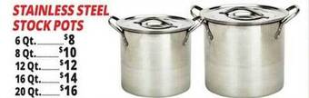 Ocean State Job Lot Stainless steel stock pots offer