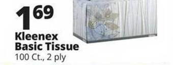 Ocean State Job Lot Kleenex basic tissue offer