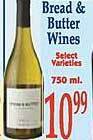 Market Basket Bread & butter wines offer