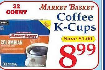 Market Basket Market basket coffee k-cups offer