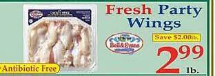 Market Basket Fresh party wings offer