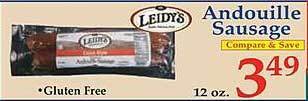 Market Basket Leidy's andouille sausage offer