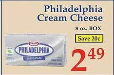 Market Basket Philadelphia cream cheese offer