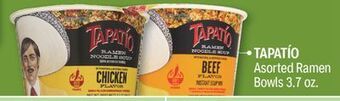 CVS Tapatío asorted ramen bowls 3.7 oz. offer
