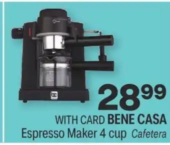 CVS Bene casa espresso maker 4 cup offer