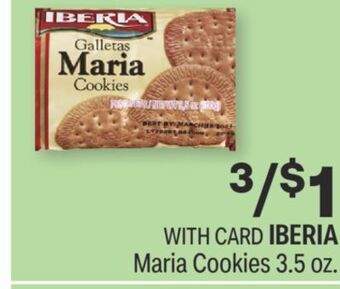 CVS Iberia maria cookies 3.5 oz. offer